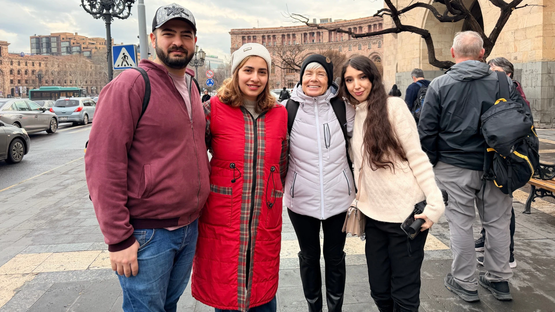 One of VBB’s team members with a group of Christian Iranians sharing the Gospel on the streets of Turkey