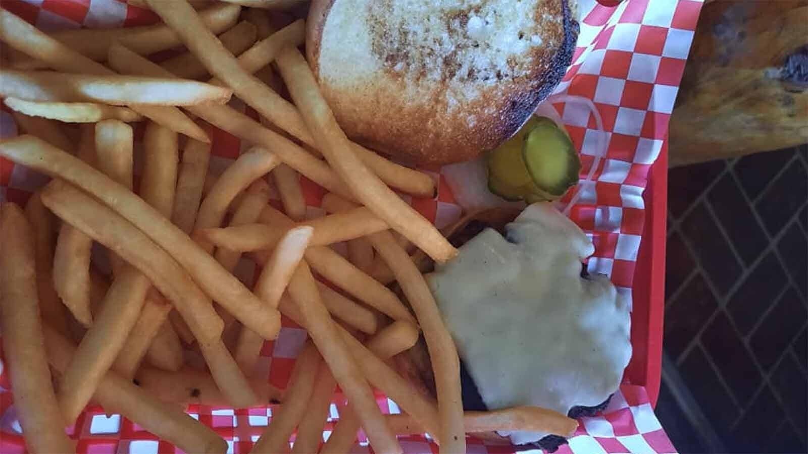 The Spotted Horse is known for its Ranch Burgers, which are made from local beef. The rest of the menu is pretty limited.
