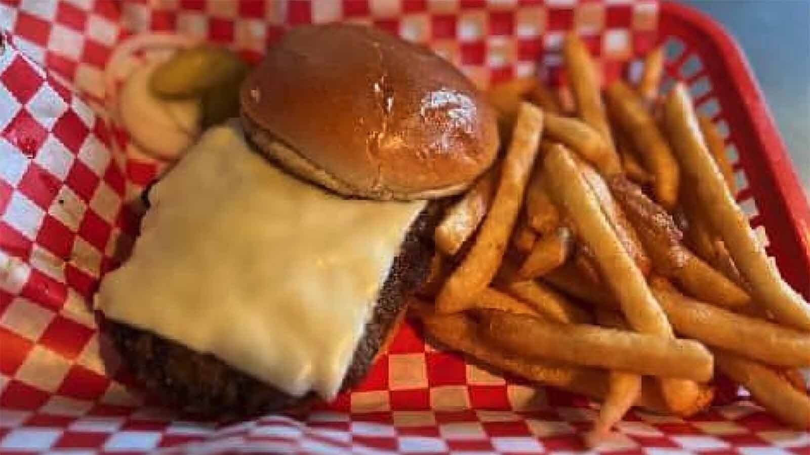 The Spotted Horse is known for its Ranch Burgers, which are made from local beef. The rest of the menu is pretty limited.