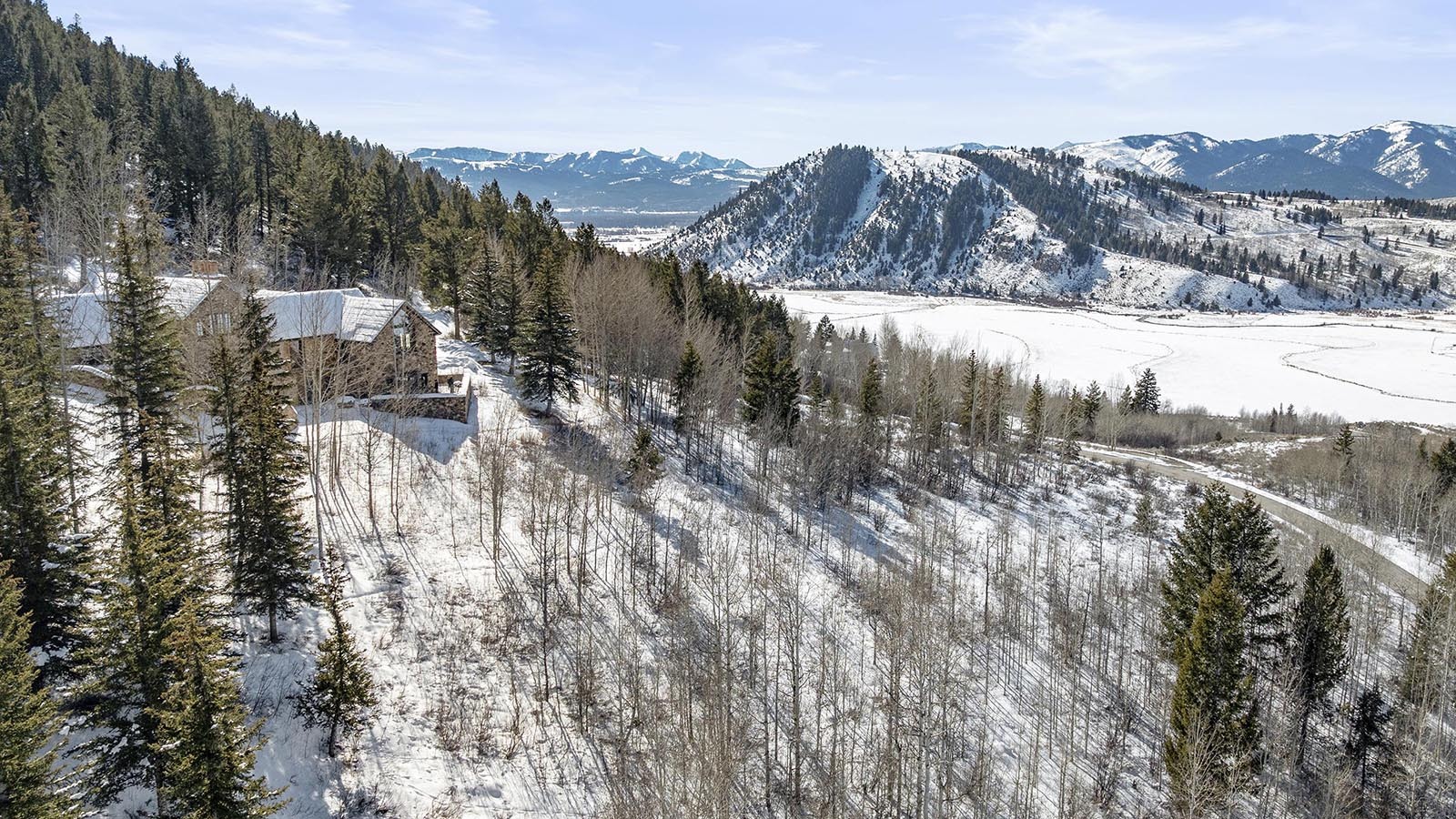 Two adjacent 40-acre lots in Jackson Hole’s elite Spring Gulch area are headed to auction for $21.4 million. They're marketed mainly for their rare views and wildlife neighbors rather than the homes already on them.