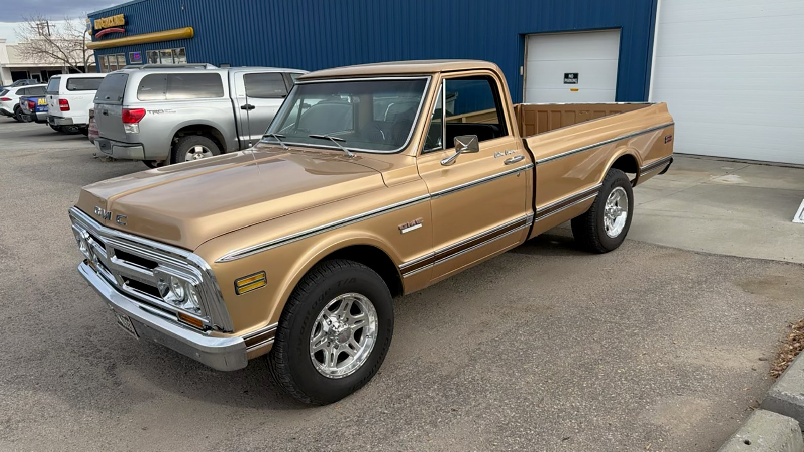 Trucks like this 1969 3/4-ton GMC pre-date the coveted square body line, but are still a hot commodity.