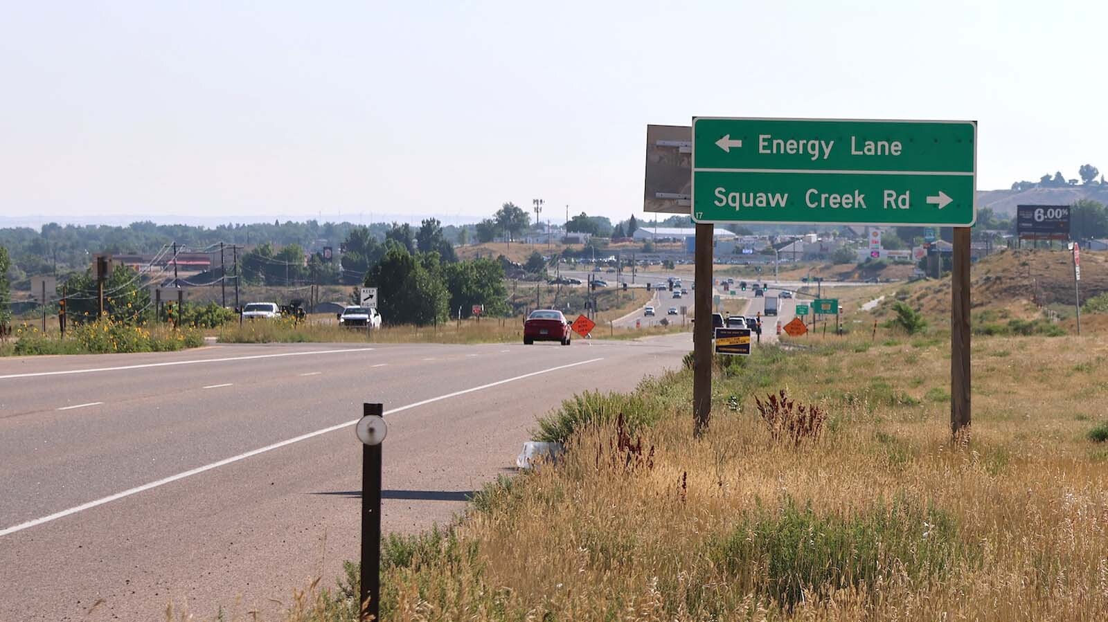 Squaw Creek Road, which runs up to the base of Casper Mountain near a proposed gravel mining site, was included on the list.
