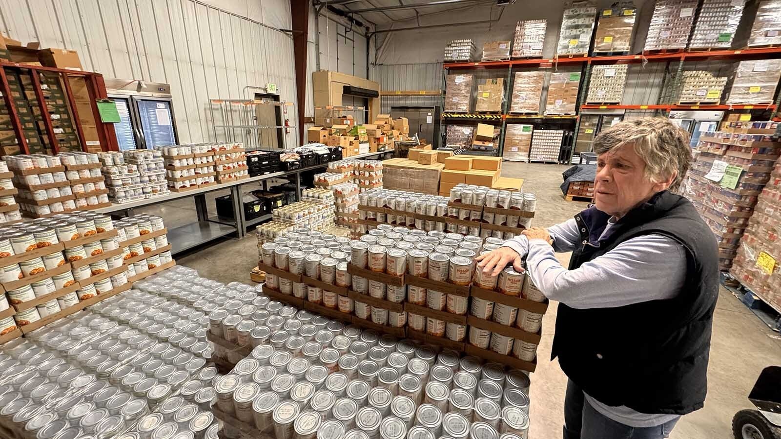 Jamie Pullos, a 10-year volunteer at St. Joseph's Food Pantry — the largest in Cheyenne — says the organization has been getting more calls recently as people expect SNAP benefits to stop Nov. 1 during the government shutdown.