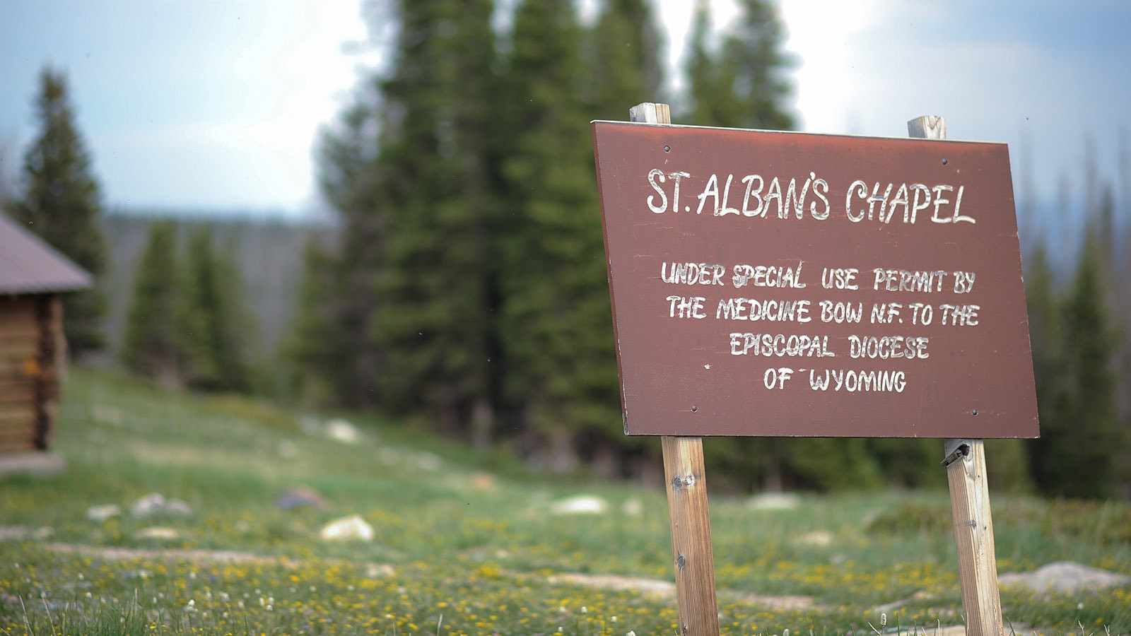 St. Alban's Chapel in the scenic Snowy Range Mountains in southern Wyoming is a favorite spot for spring and early summer weddings.