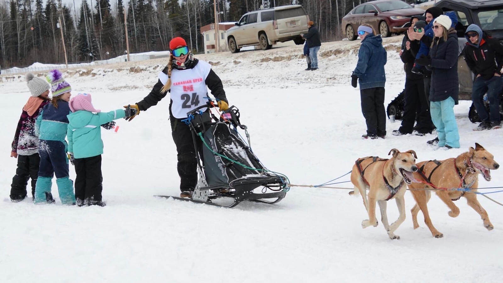 Jess Moore runs the Canadian Open in Fort Nelson, British Columbia, last April. Now the Jackson rookie will run in one of the most prestigious sled dog races in North America.