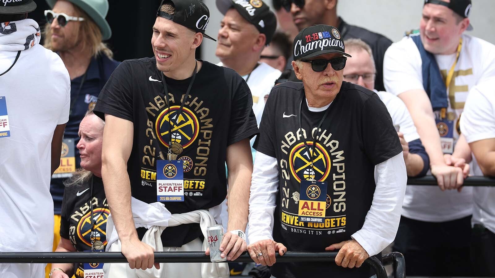 Stan Kroenke, who is Wyoming’s second-largest landowner with 560,000 acres, became the nation’s largest landowner last month with the purchase of 937,000 acres in New Mexico. Of the 2.7 million acres Kroenke owns, about 20% of the land is in Wyoming. He also owns the Denver Nuggets, and is seen here at right after the team won the NBA championship in 2023.