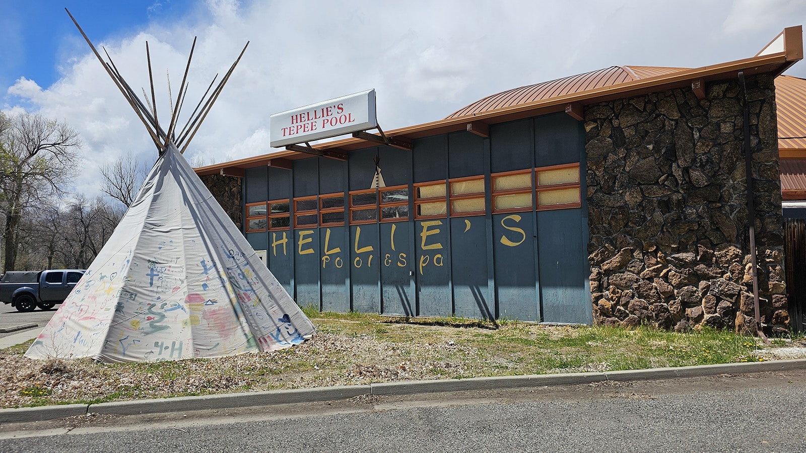 The Teepee Pool would be reconstructed as an adult-oriented spa and wellness center. It is already owned by Wyoming LLC.