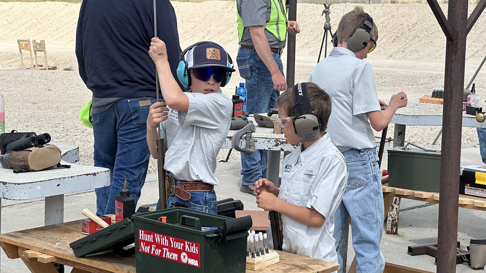 Black powder filled the air at the Douglas shooting range as 4-H kids, ages 8 to 18, competed in the annual Wyoming State Shoot this past Friday and Saturday.