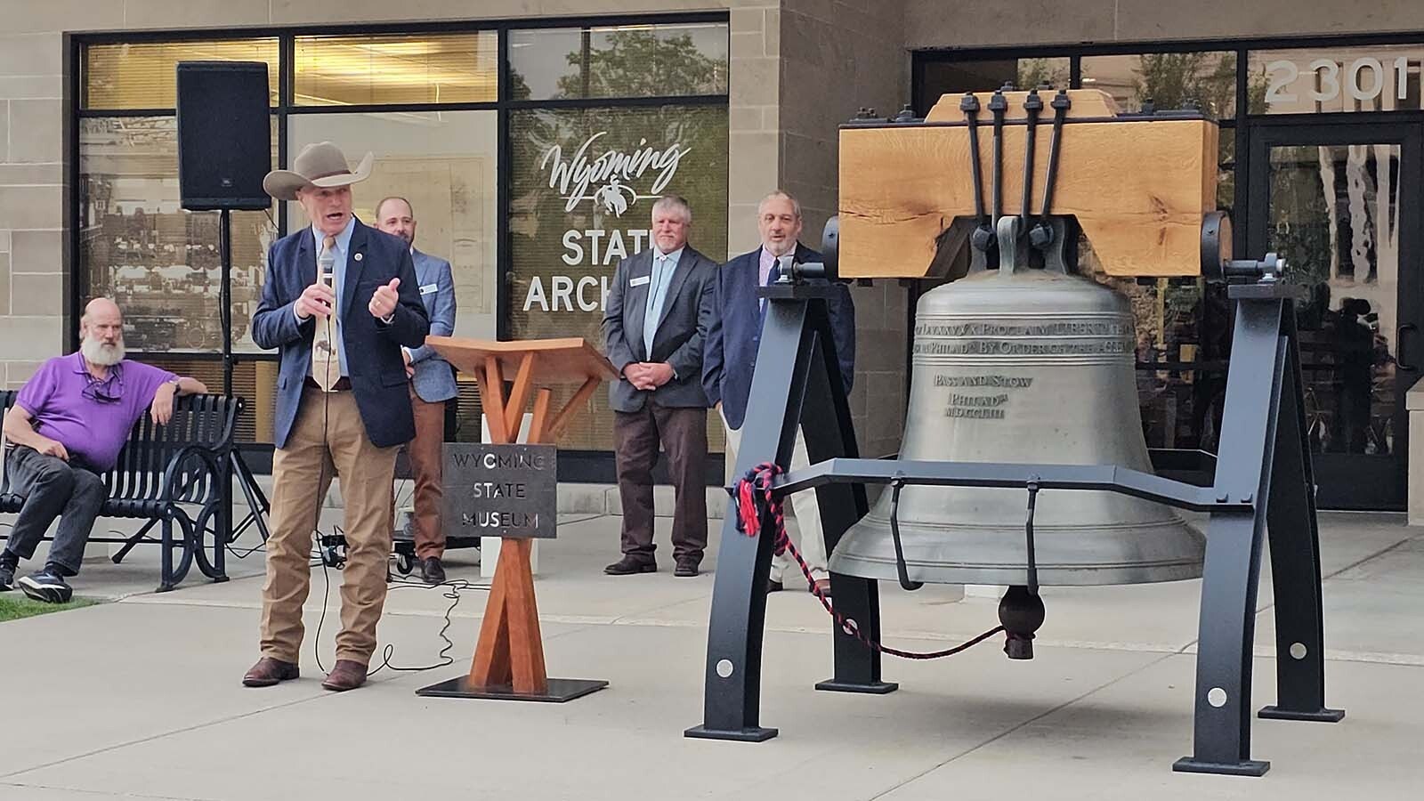 Gov. Mark Gordon talks about the restoration of Wyoming's Liberty Bell. All 50 states have Liberty Bells, but not every state kept theirs. Wyoming's required significant restoration to save it for future generations.
