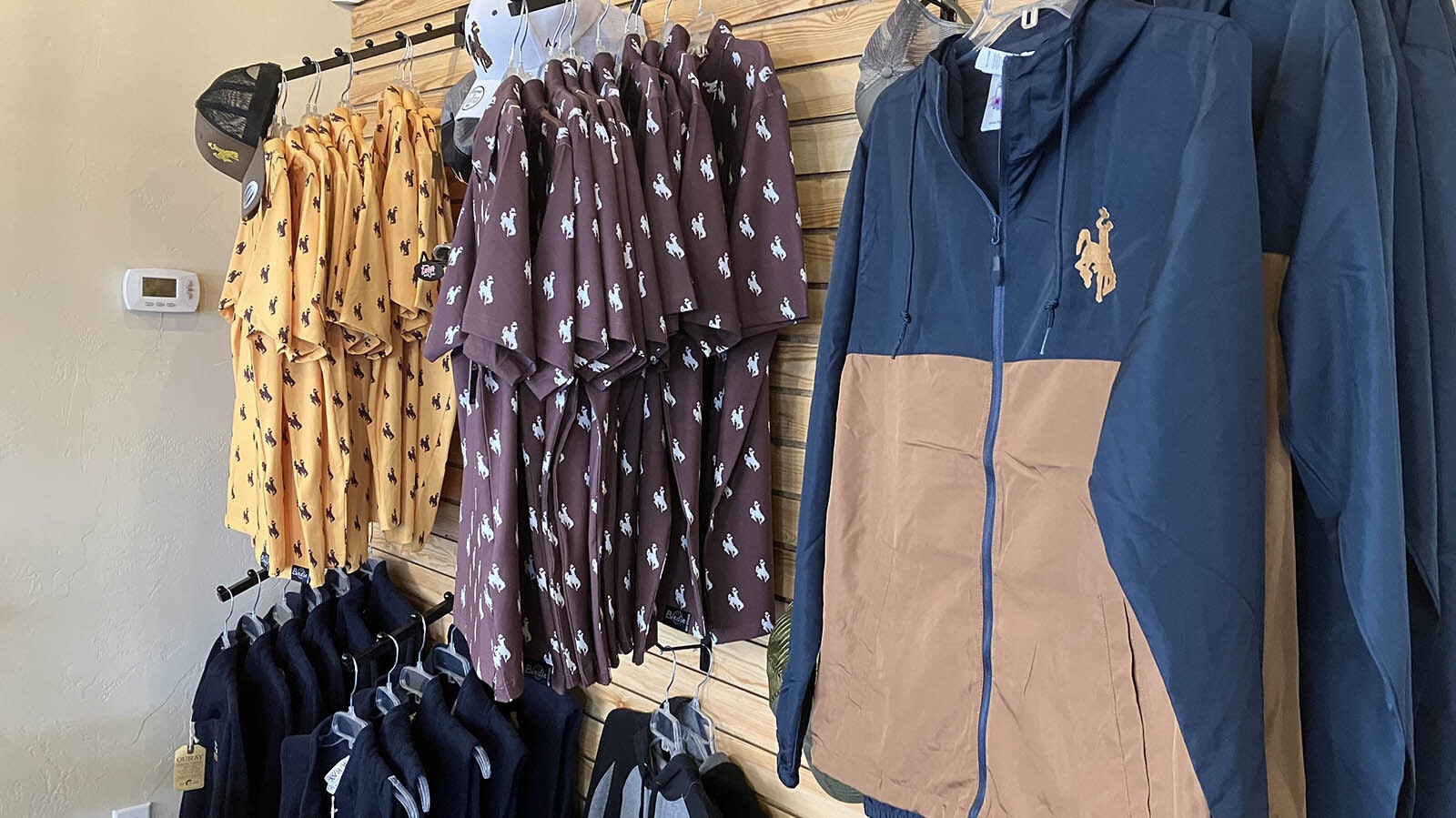 Wyoming clothing is also a part of the deli and owner Toni Dovalina said July and December are her biggest months for that part of her business.