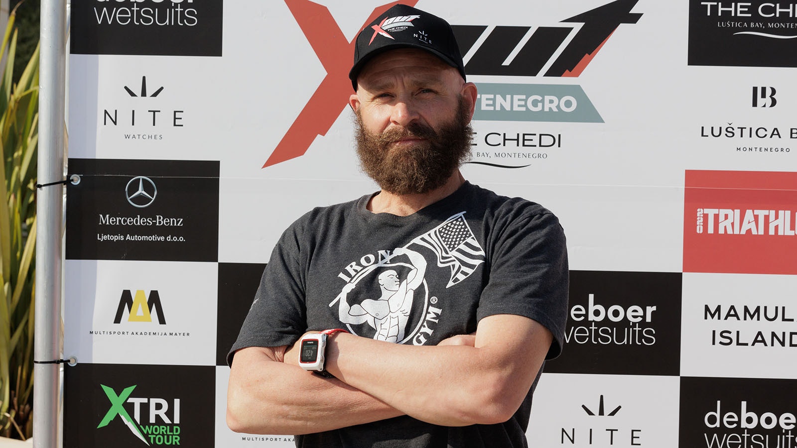 Riverton extreme triathlete Steve Bang at the X-Out Extreme Triathlon in Montenegro.