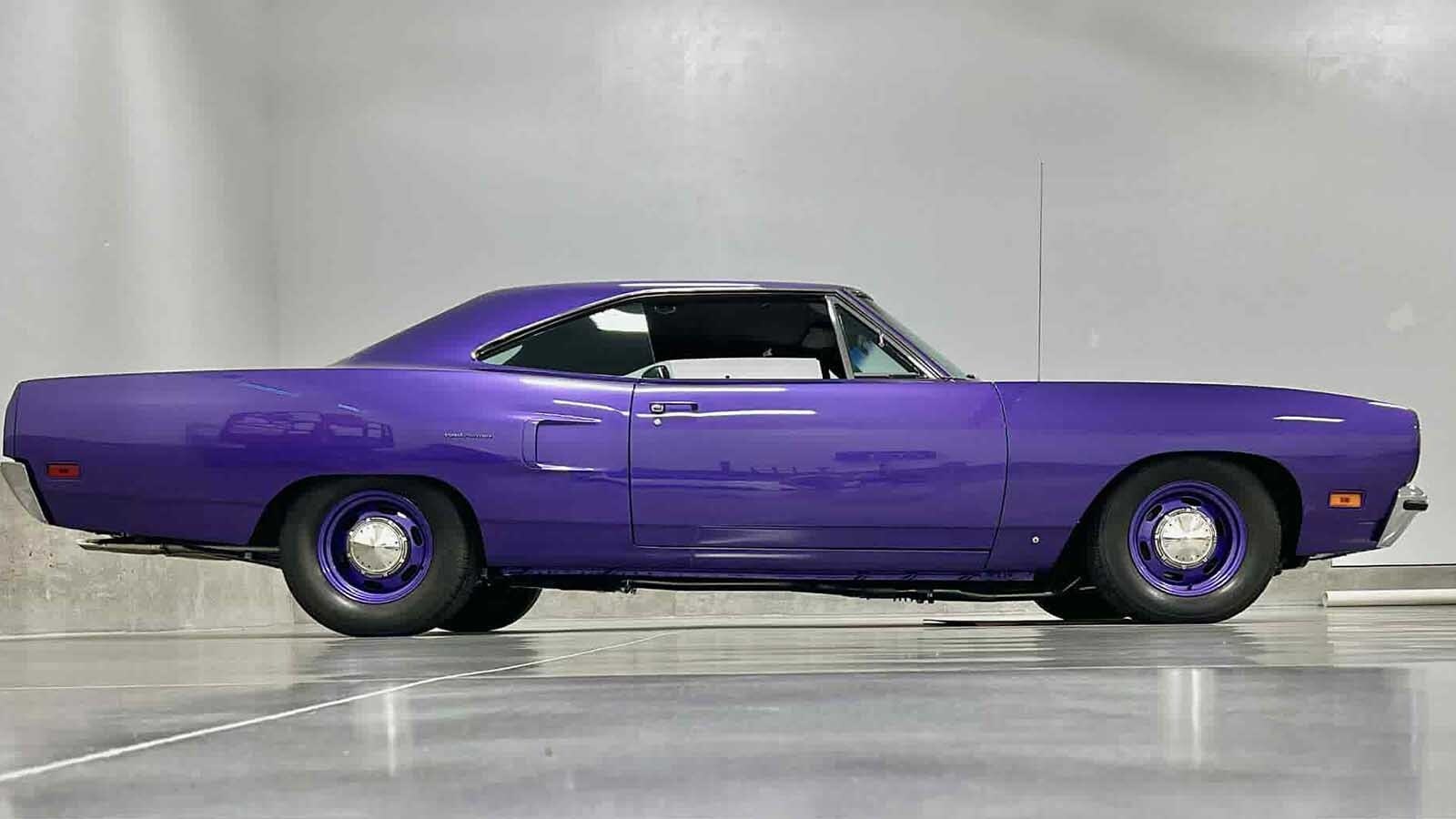 A 1970 Plymouth Roadrunner restored by Steve Cutler.