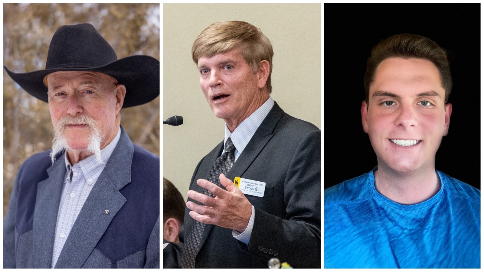 House District 8 Republican candidates, from left, Steve Johnson, Rep. Dave Zwonitzer and Cayd Batchelor.