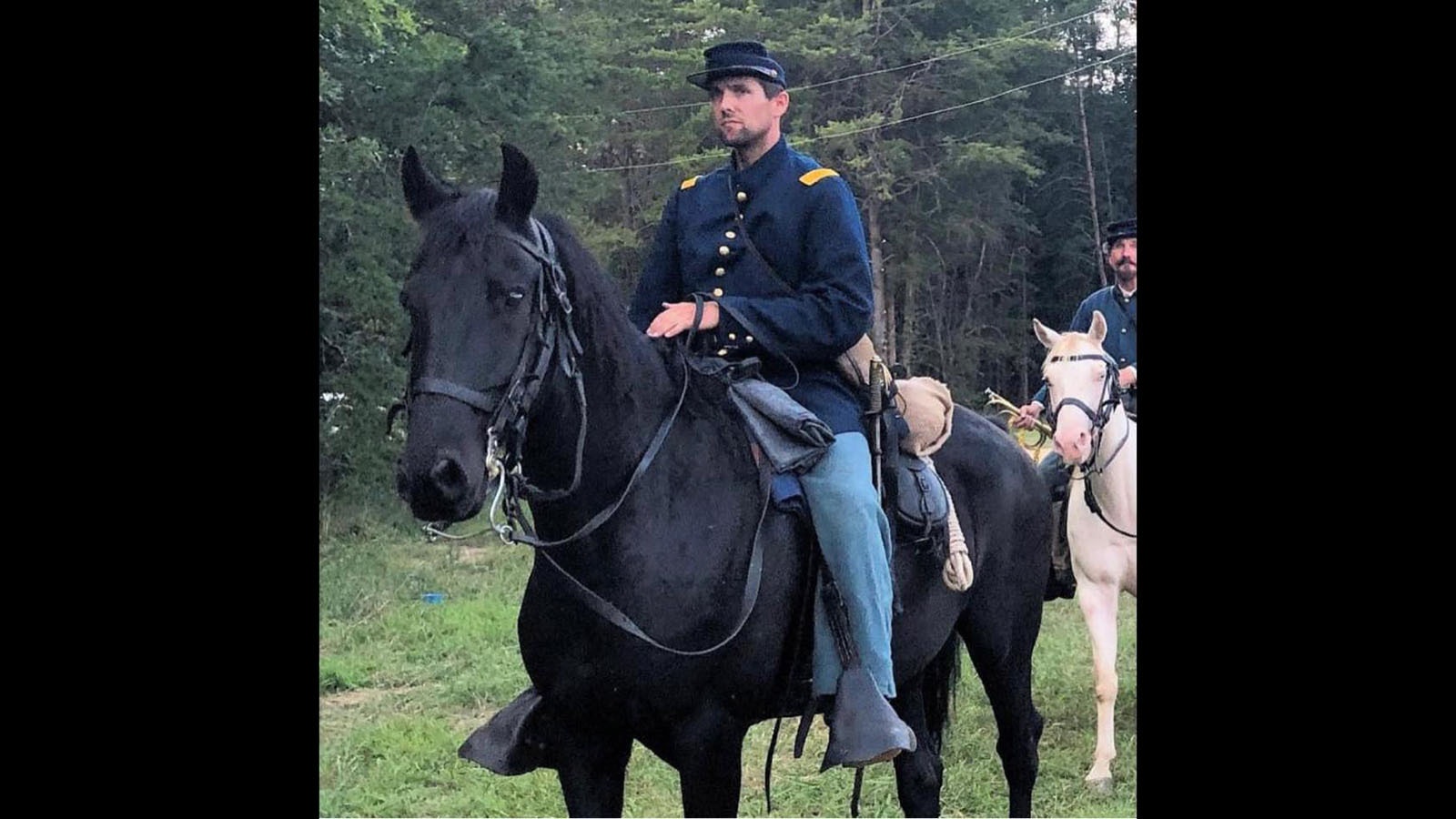 Casper’s Steven Dacus not only likes to research history, but also to live history through his role as a Civil War union cavalry officer.