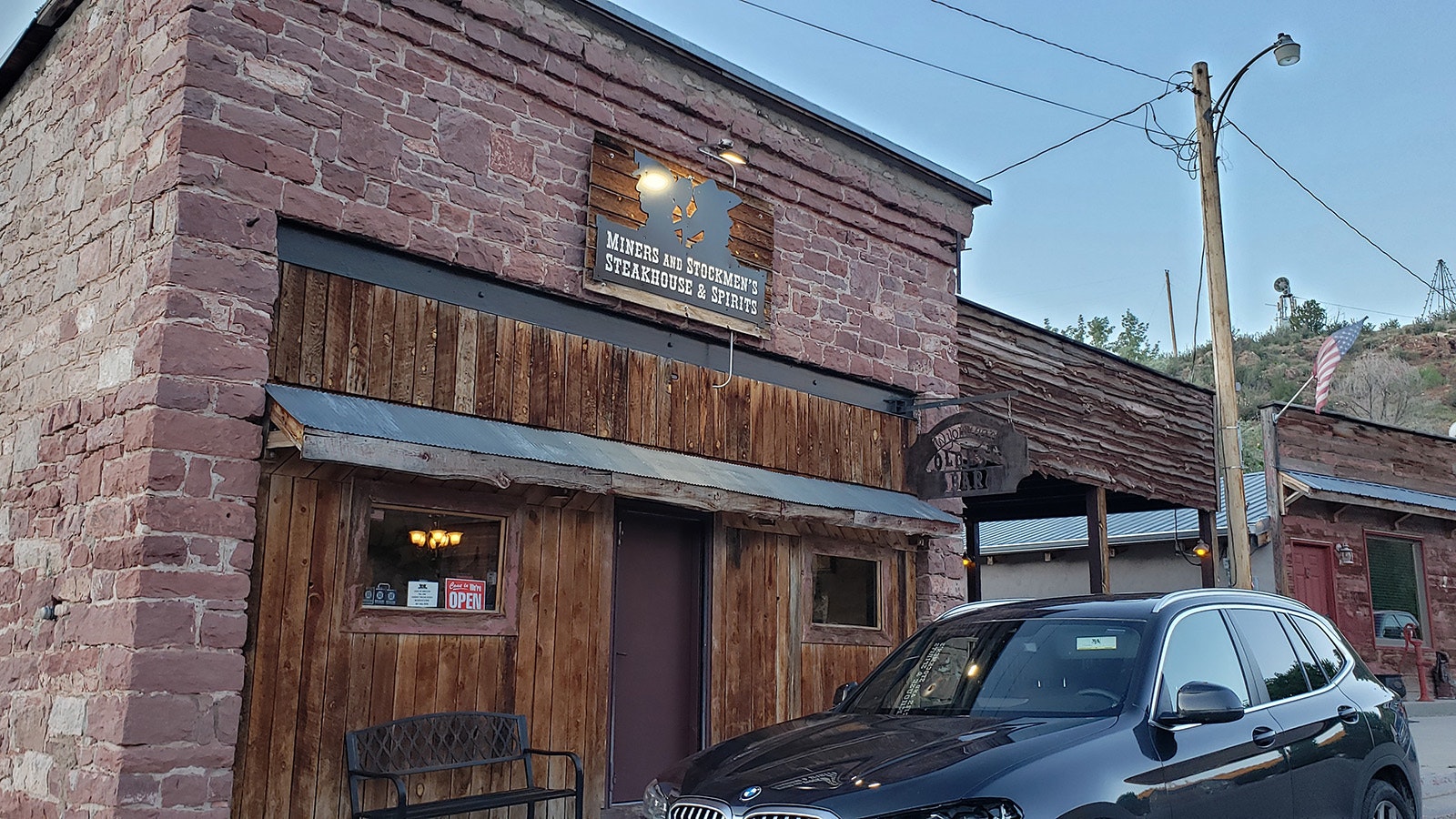 The legendary Miners and Stockmen's Steakhouse and Spirits in Hartville, Wyoming.