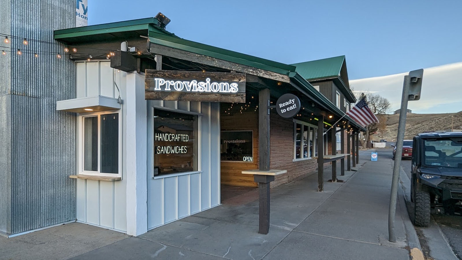 Provisions is new retail space that's opened in part of the Stringer Hotel complex in Dubois, along with an ice cream and sandwich shop.