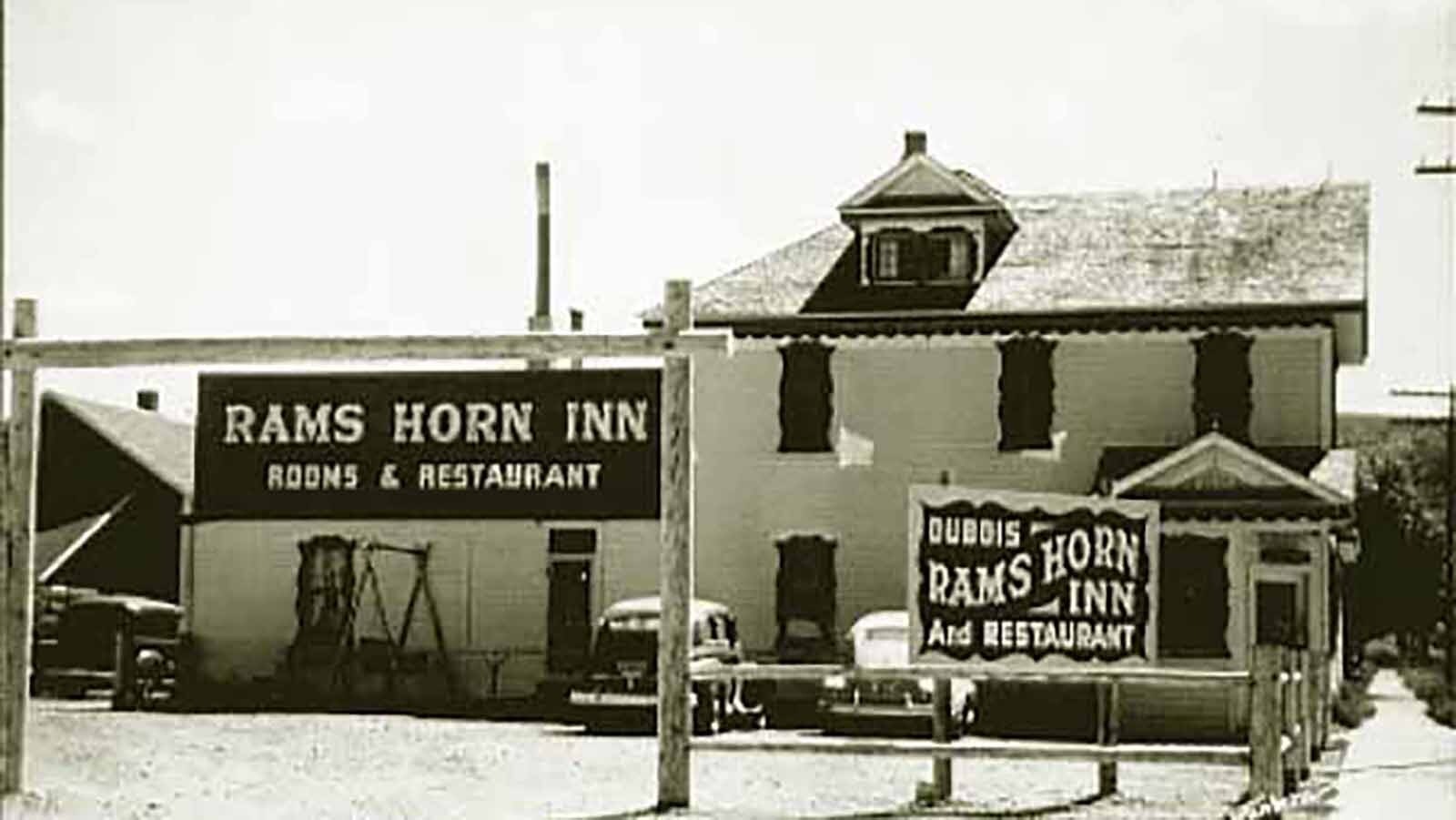 The Stringer Hotel as the Rams Horn Inn in the late 1940s, one of many lives the historic building has had in 110 years.