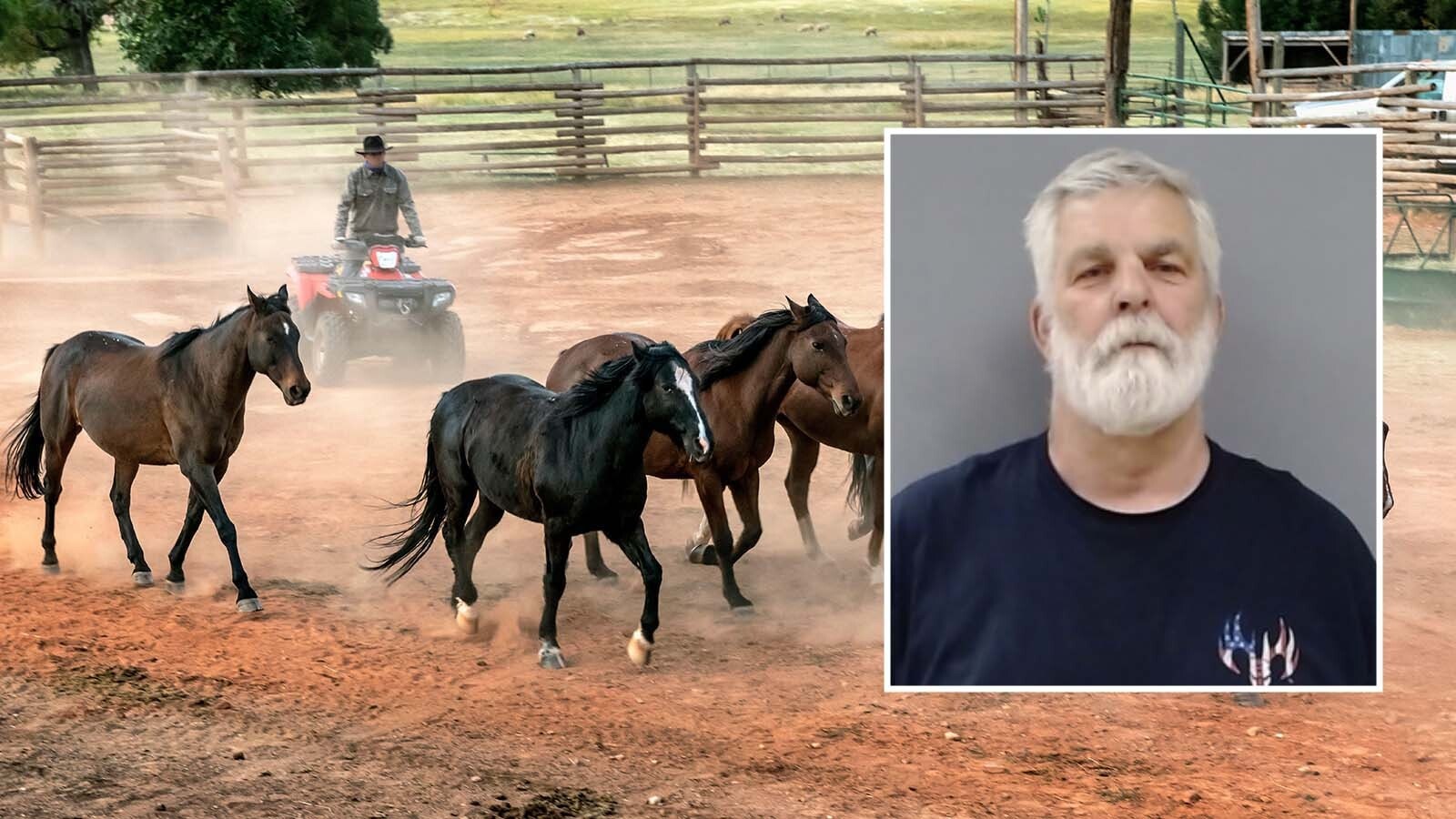 Stuart Schmidt of Albany County is accused of fatally ramming a wild horse with his ATV on his own property. He Cowboy State Daily the neighbor who turned him in is retaliating over a zoning issue. The neighbor said that's not the case at all.