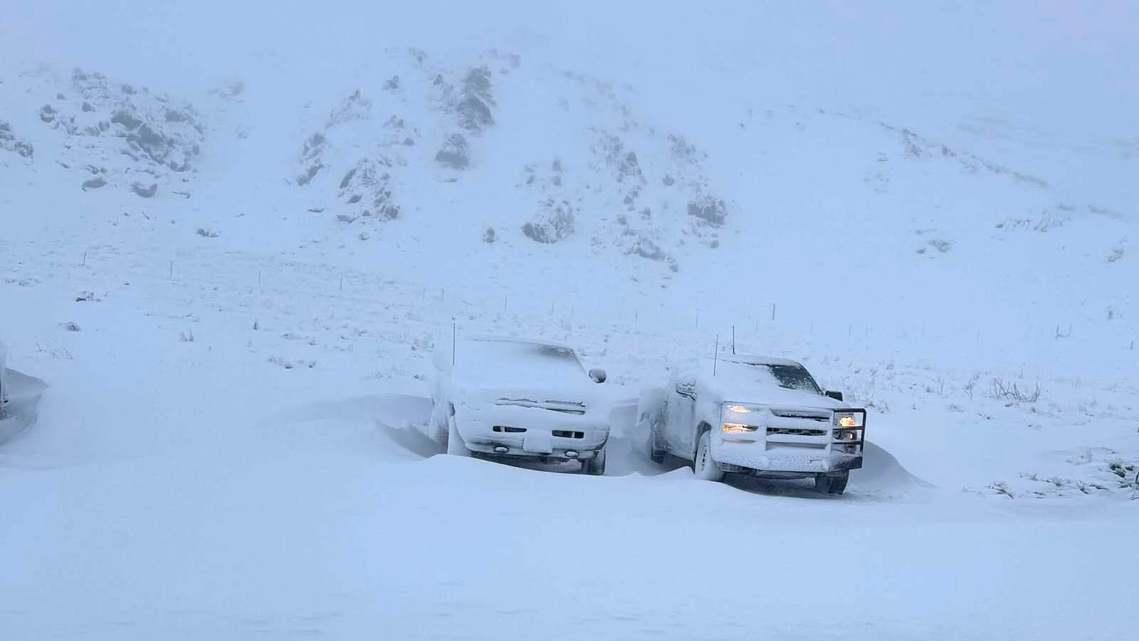 Southern Wyoming is shut down Monday by an intense blizzard that’s closed Interstate 80, took out power grids, and stranded motorists for hours. “I have less than a quarter of a tank of gas,” says one woman stuck near Rawlins for more than six hours.