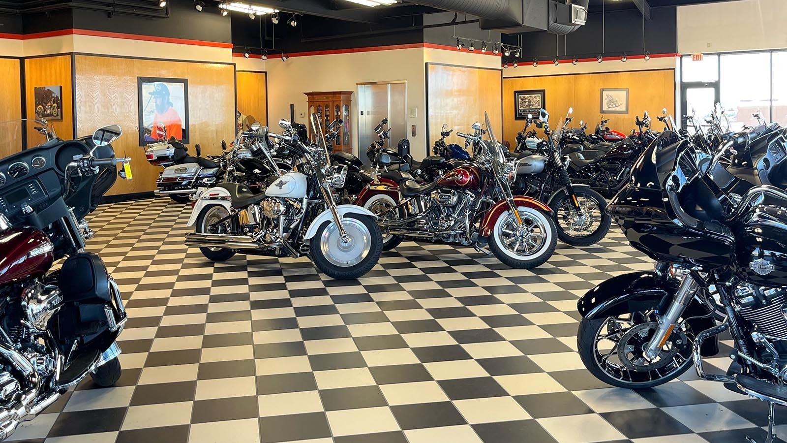 Harley bikes for sale at Deluxe Harley-Davidson in Gillette.