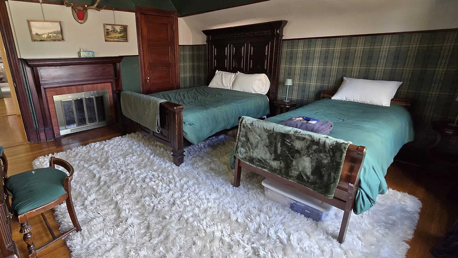 The Majestic Room in the Sturgis Mansion, now home to a craft retreat called Hollowberry Manor.