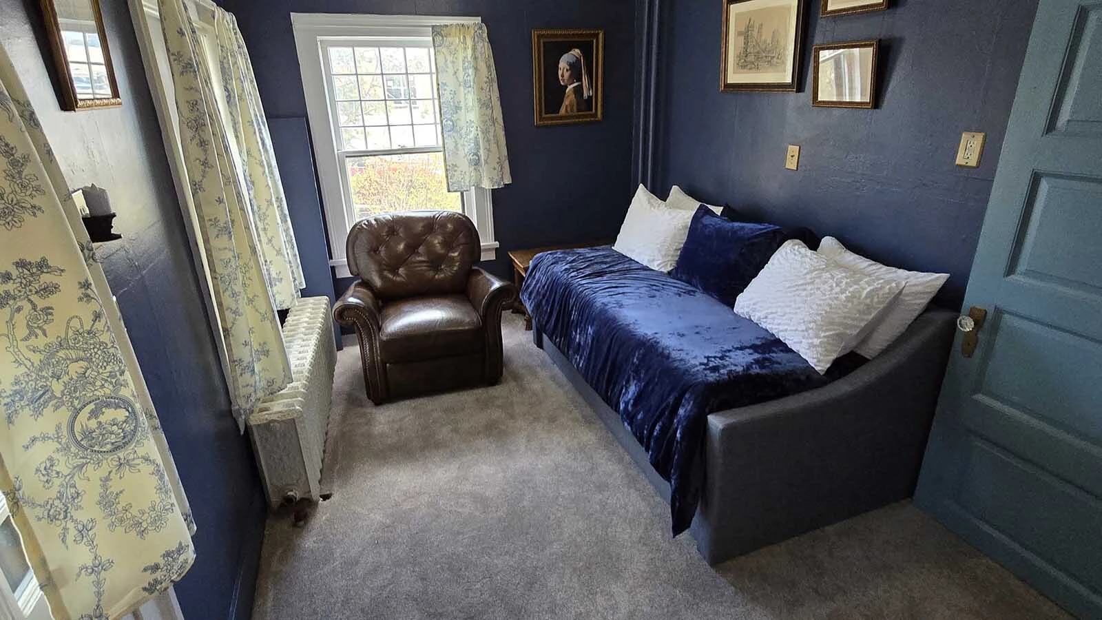 One of the many rooms redecorated at the Sturgis Mansion for a craft retreat called Hollowberry Mansion.