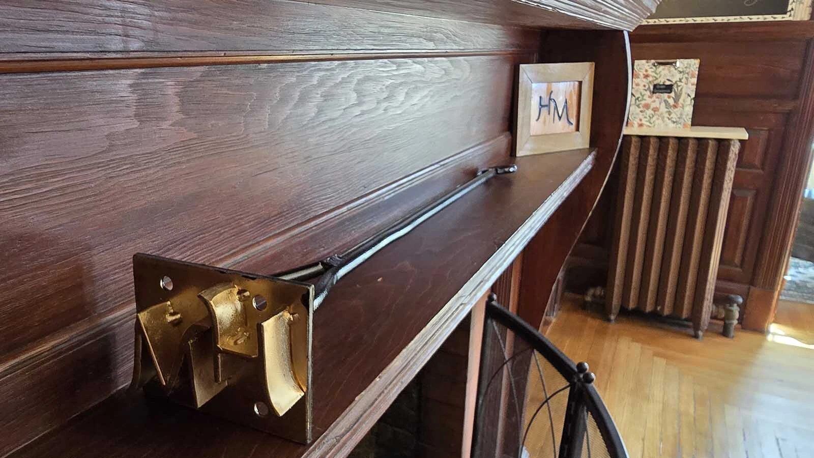 Ashley Savage's dad made this brand for her craft retreat business, Hollowberry Manor, now housed in the Sturgis Mansion.