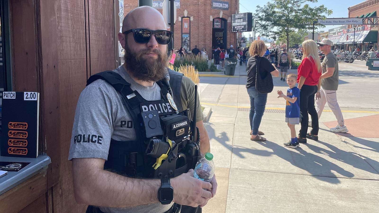 Special Officer Aaron Conner says working the Sturgis Motorcycle Rally is a bucket-list item for his career in law enforcement.