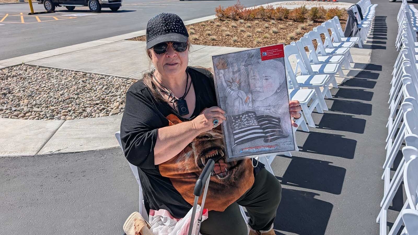 Mary Bluemel told Cowboy State Daily she suffers from obsessive-compulsive, bipolar and borderline personality disorders. Bluemel had traveled 90 minutes by car to St. John’s Hospital in Jackson to receive treatment. She said she has waited a long time for medical care close to home.