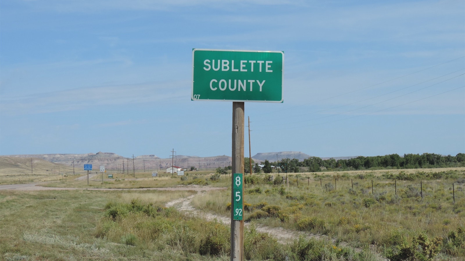Sublette County sign 6 13 23