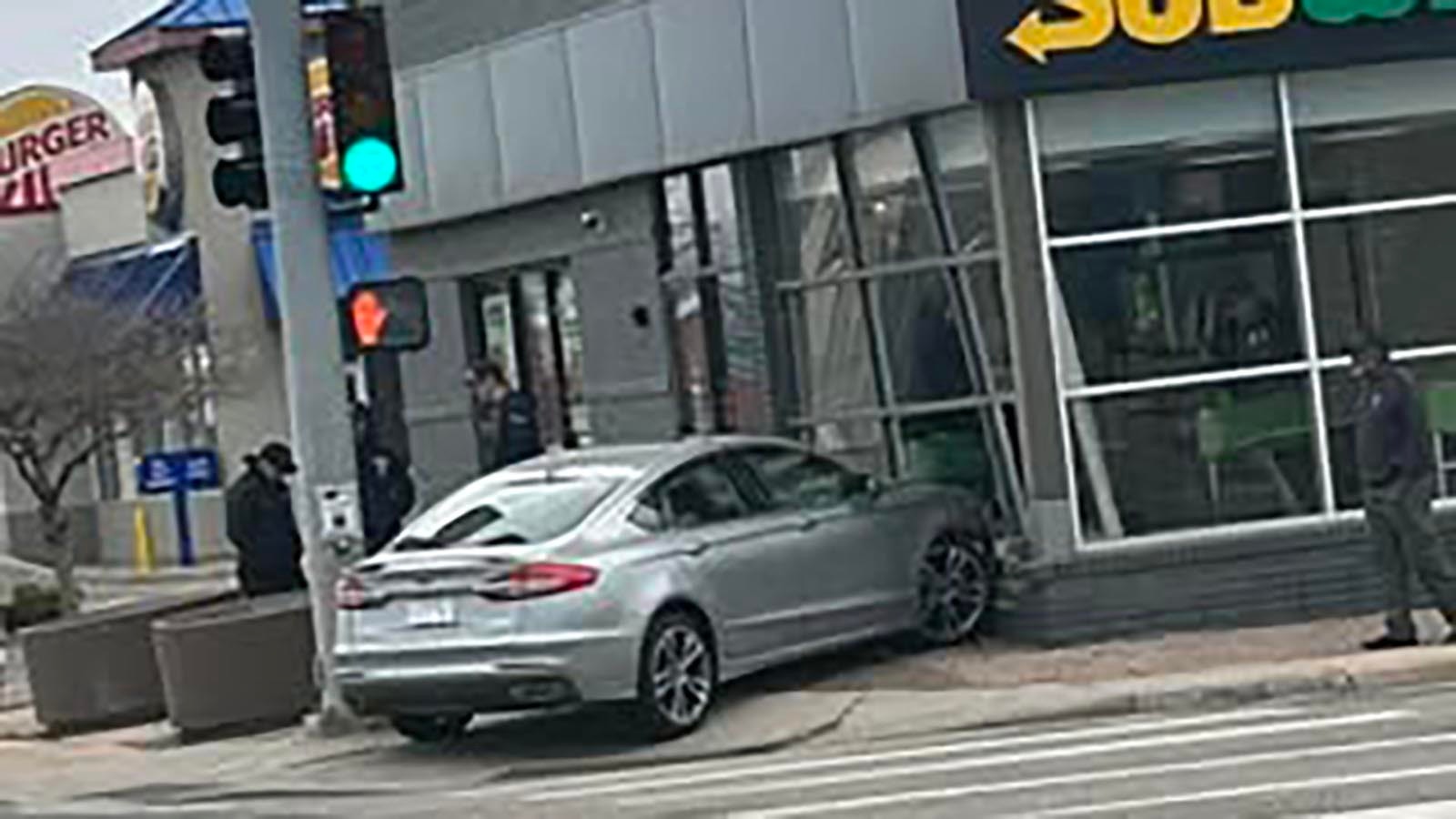 A car plowed into a Cheyenne Subway store on Sunday, taking out a wall of windows and closing the sandwich shop. It’s the fourth time the Subway at that busy intersection has been hit that employees can remember.