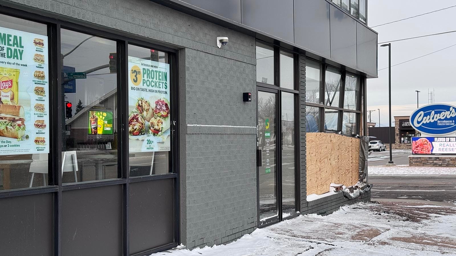 A car plowed into a Cheyenne Subway store on Sunday, taking out a wall of windows and closing the sandwich shop. It’s the fourth time the Subway at that busy intersection has been hit that employees can remember.