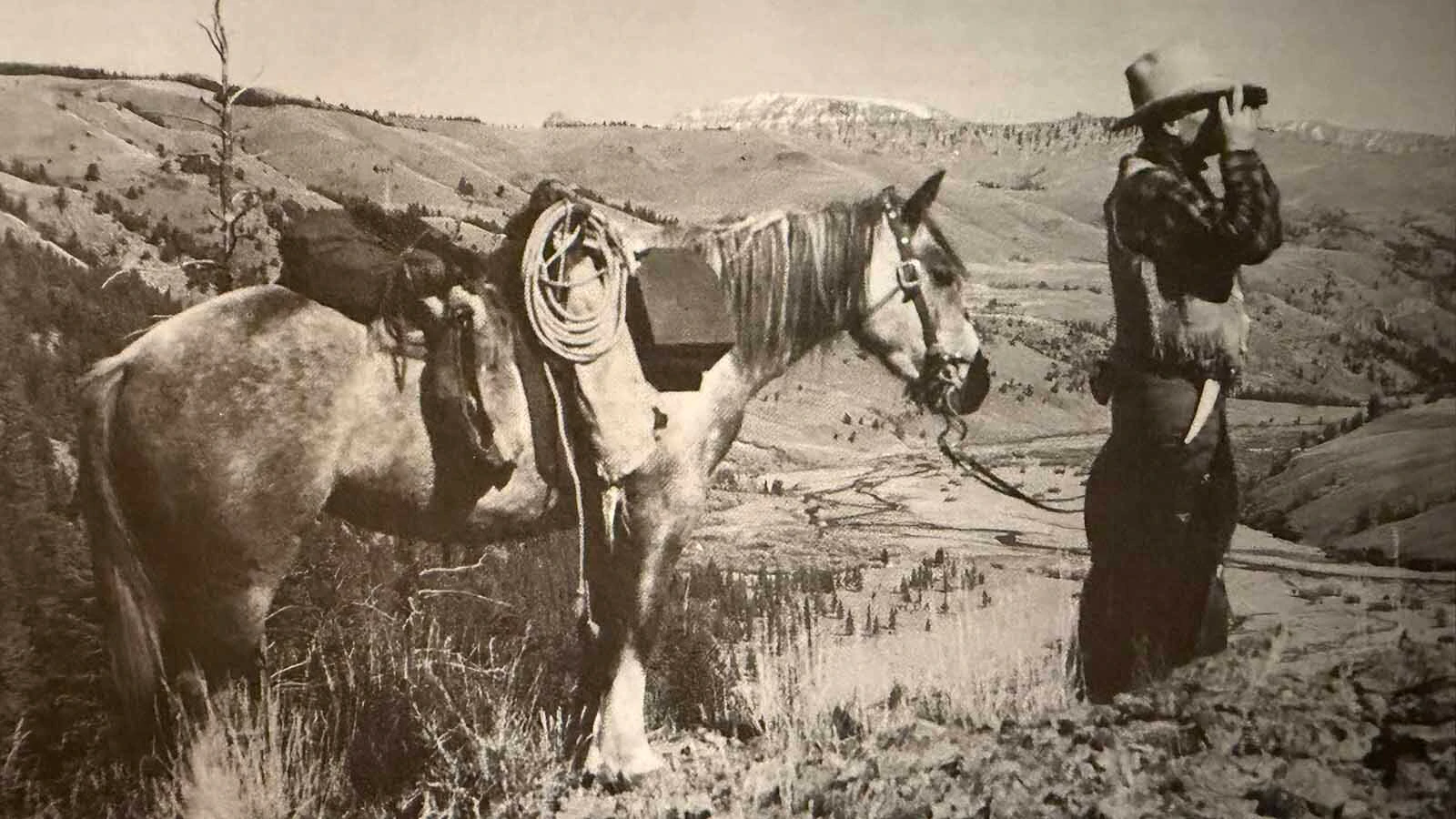 Carls Dunrud was running a dude ranch in the former Kirwin mining district when four young criminals made a run for it in 1932. He was asked to track them down and warned that they were now armed with a stolen gun. Their leader was known as Sunshine and was known the be dangerous. 