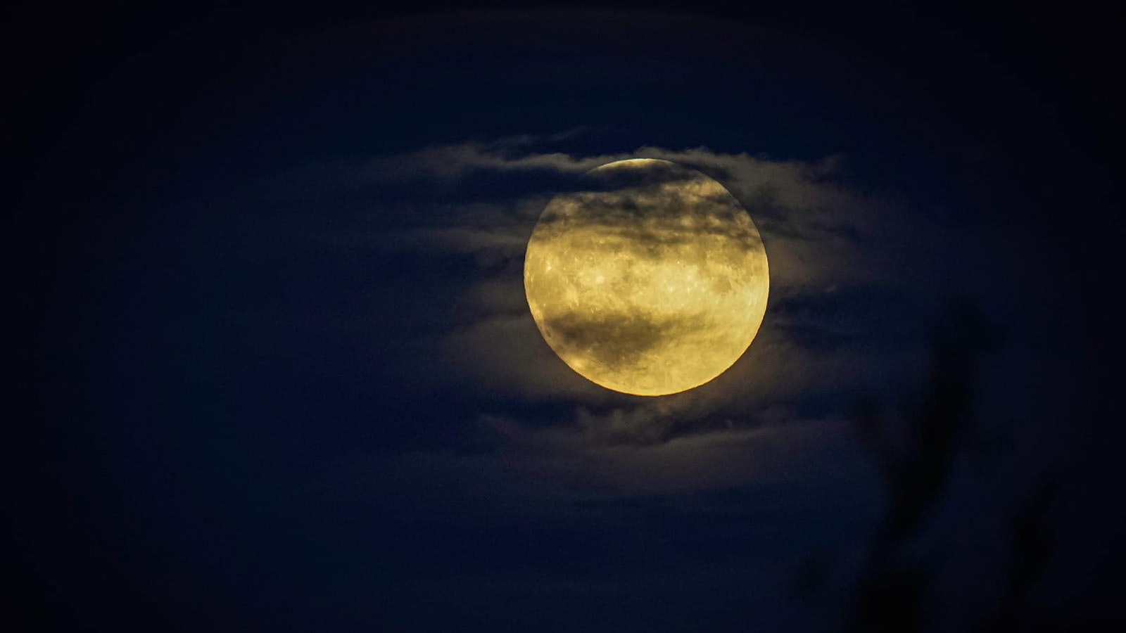 Jessica Frye of Lusk captured this photo of the last supermoon of the year Thursday night.