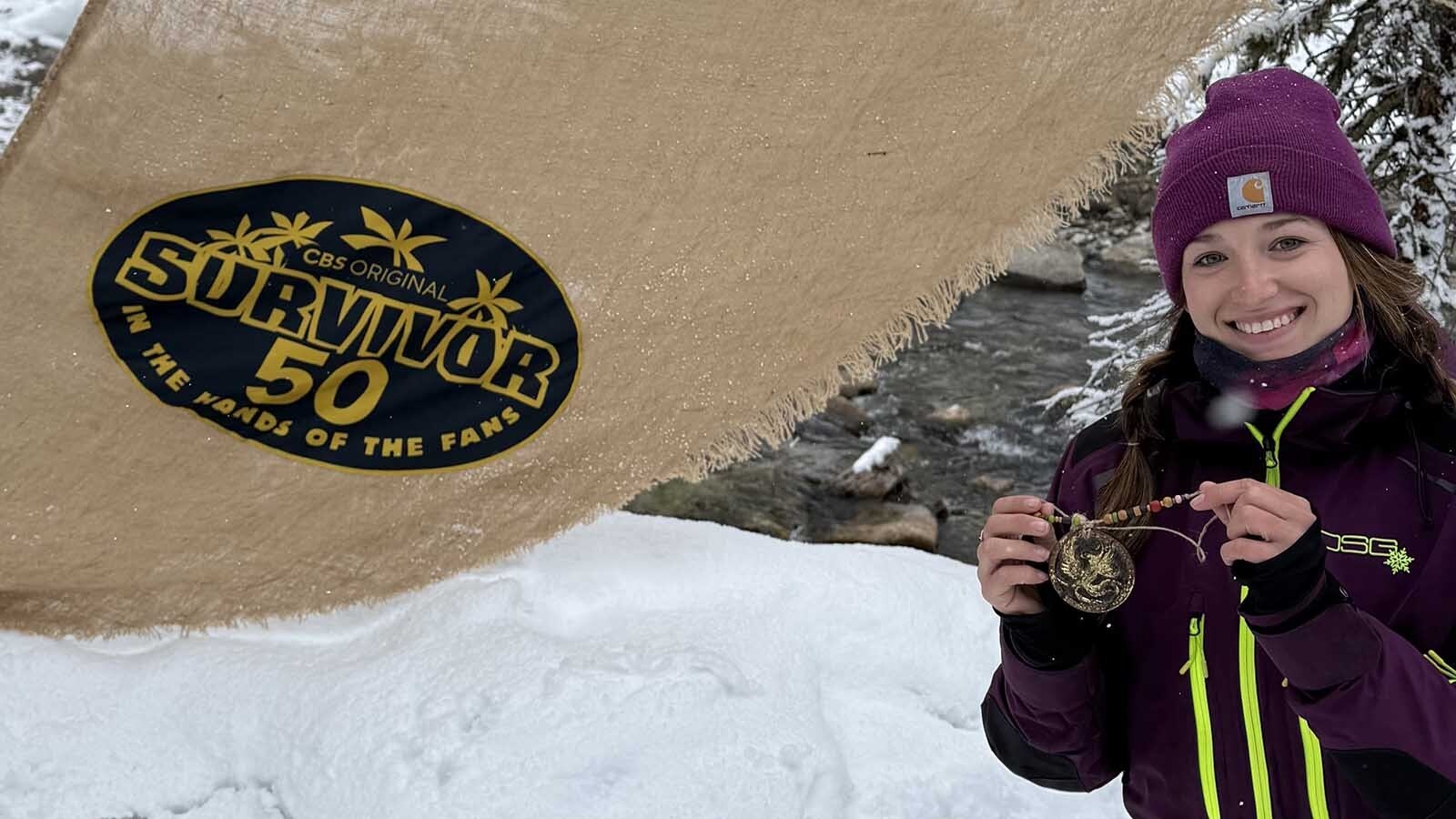 Scarlett Hamrick, a Jackson snowmobile guide, won the Survivor 50 Challenge this past week, finding a hidden immunity idol to promote the 50th season of "Survivor." She won a chance at tickets to the live season finale in Los Angeles later this year.