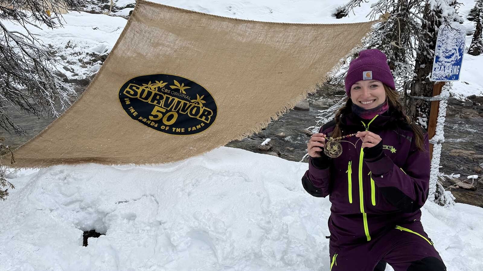 Scarlett Hamrick, a Jackson snowmobile guide, won the Survivor 50 Challenge this past week, finding a hidden immunity idol to promote the 50th season of "Survivor." She won a chance at tickets to the live season finale in Los Angeles later this year.