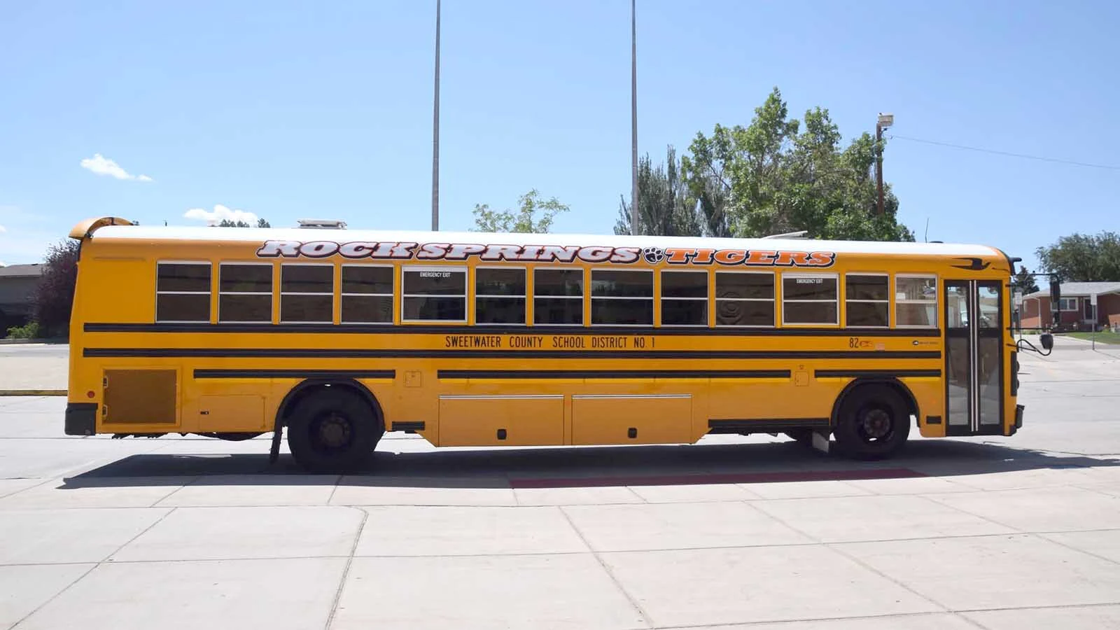 Sweetwater County School District 1 bus 10 9 26