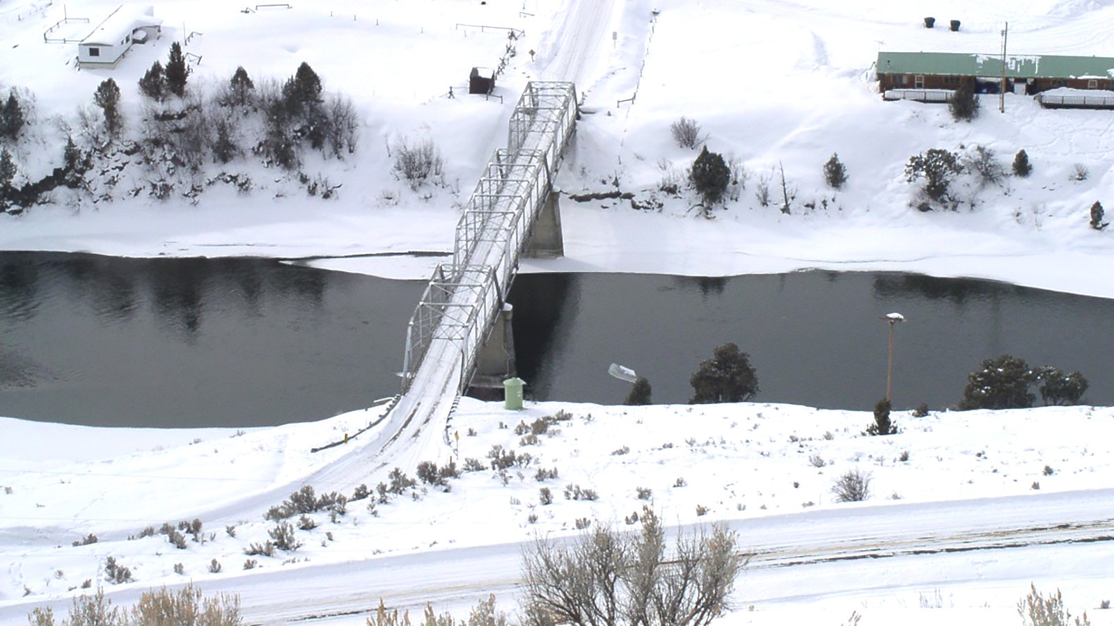 The Swinging Bridge near Jackson that spans the Snake River is being removed this week to make way for a new bridge. It's a local transportation icon that's been in place since 1960. Even then, it was built from repurposed trusses of the old Wilson River Bridge.