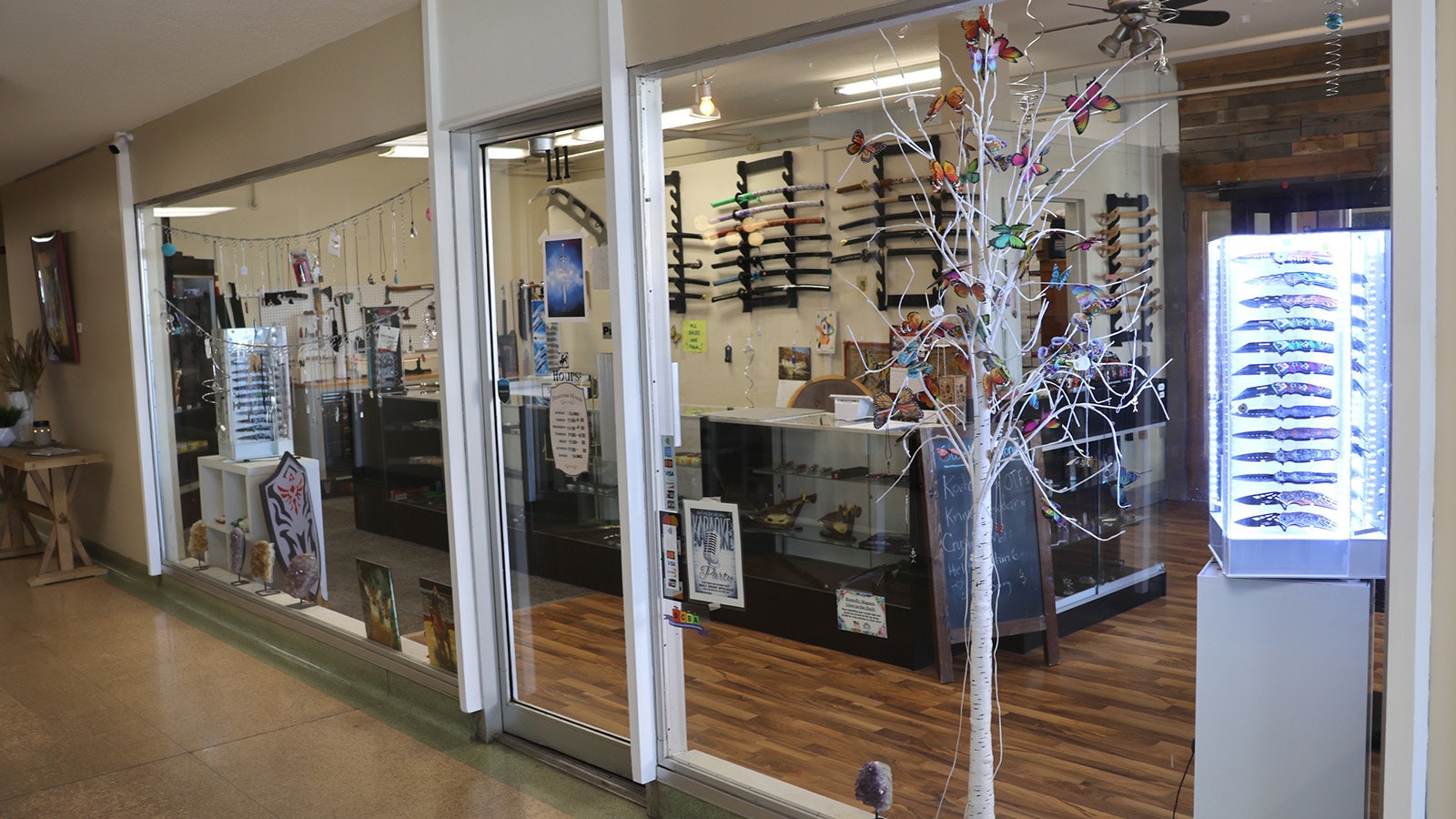 Sword-N-Stones specialty shop is located in the Wolcott Galleria on South Wolcott Street in downtown Casper.