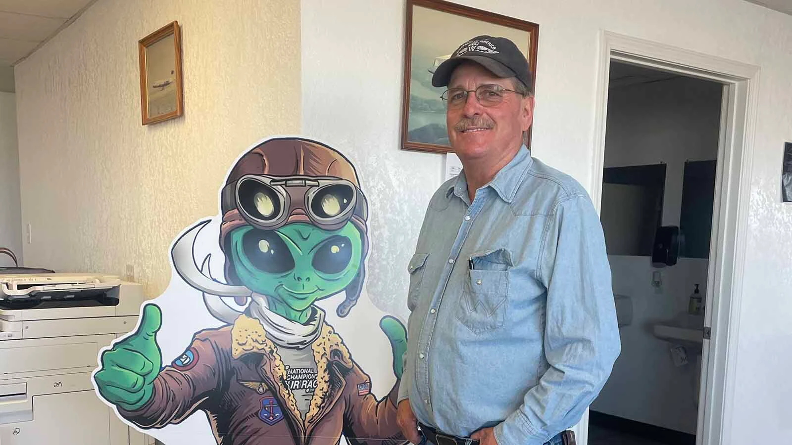 Virgil Tatman has embraced being a “rookie” as he prepares to pilot his T-6 Wyoming Wildcatter at the National Championship Air Races in Roswell, New Mexico.