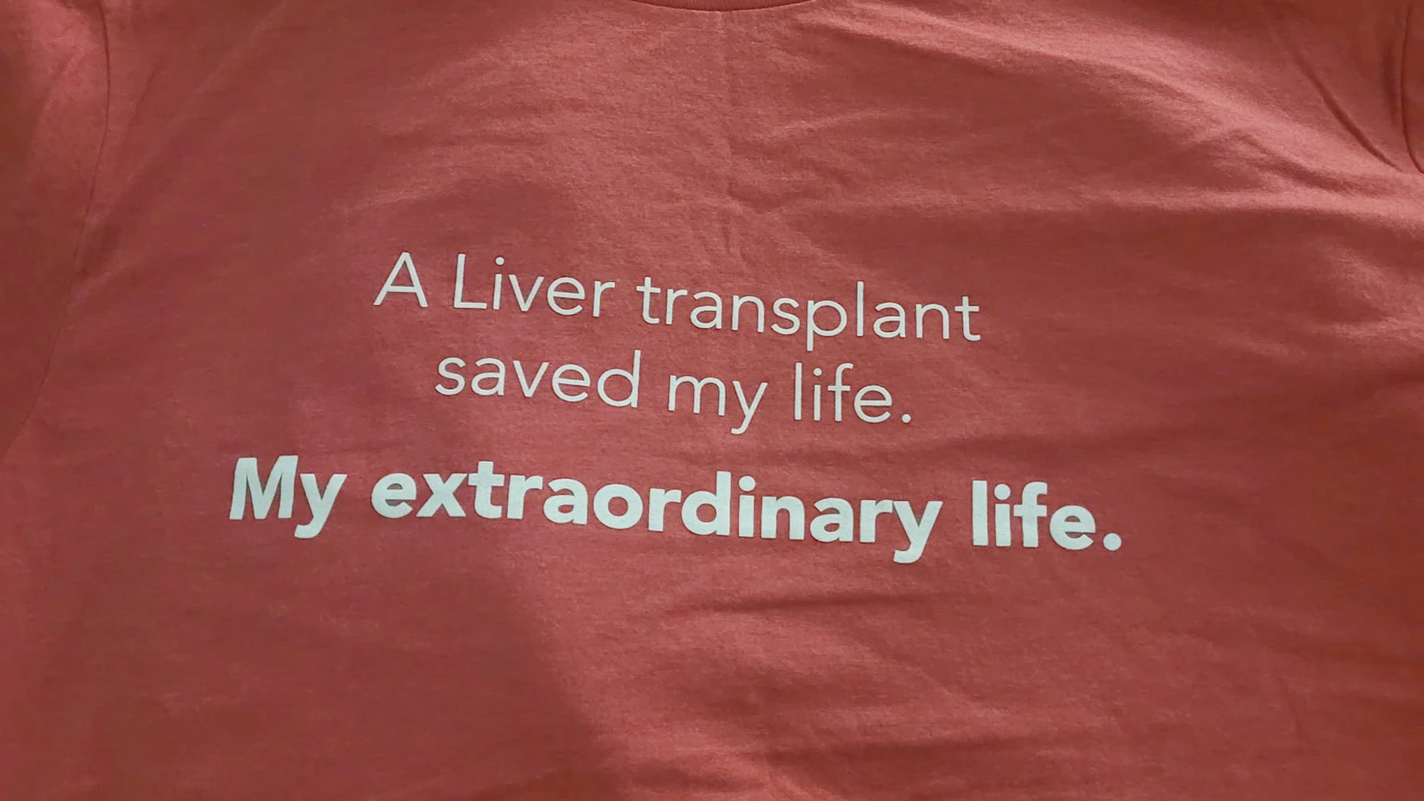 Both Ken and Ben Collamer left the hospital with T-shirts carrying the message of their success.