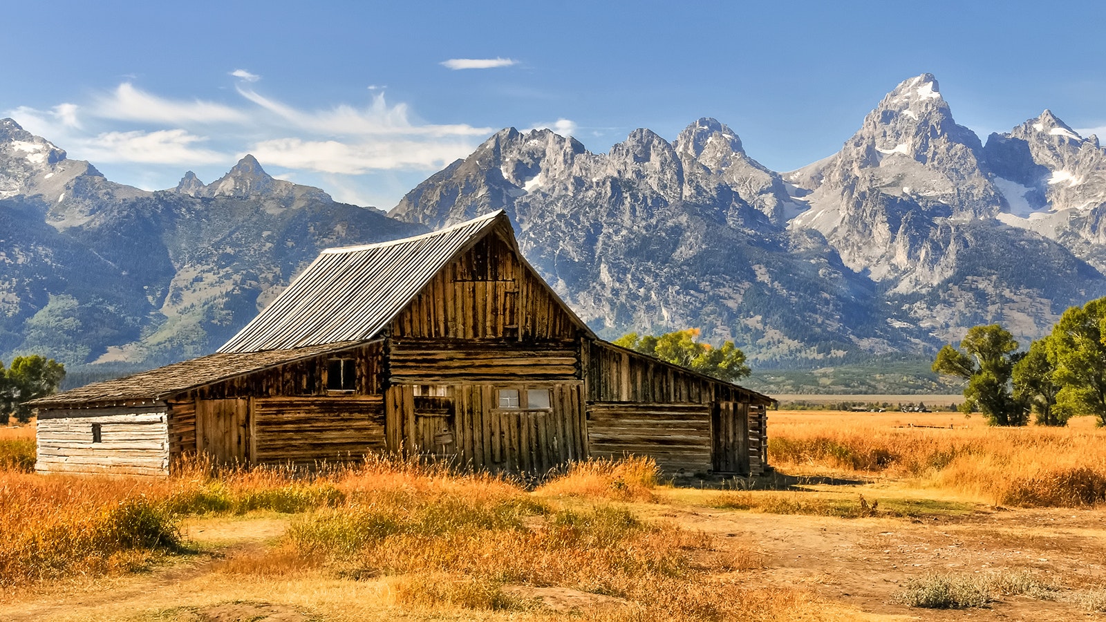 The TA Moulton Barn on Mormon Row in Grand Teton National Park widely considered the most photographed barn on the planet.