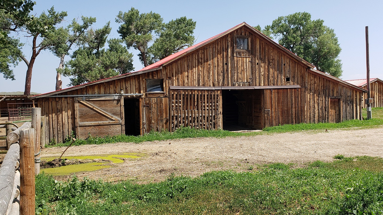 The historic barn on the TA Ranch.