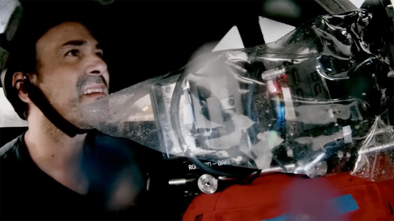 The TIV2 (Tornado Intercept Vehicle) was made famous by the Discovery television series "Storm Chasers." A Colorado man now owns the Mad Max-style weather chasing tank and uses it to pursue tornadoes across Wyoming and the High Plains.