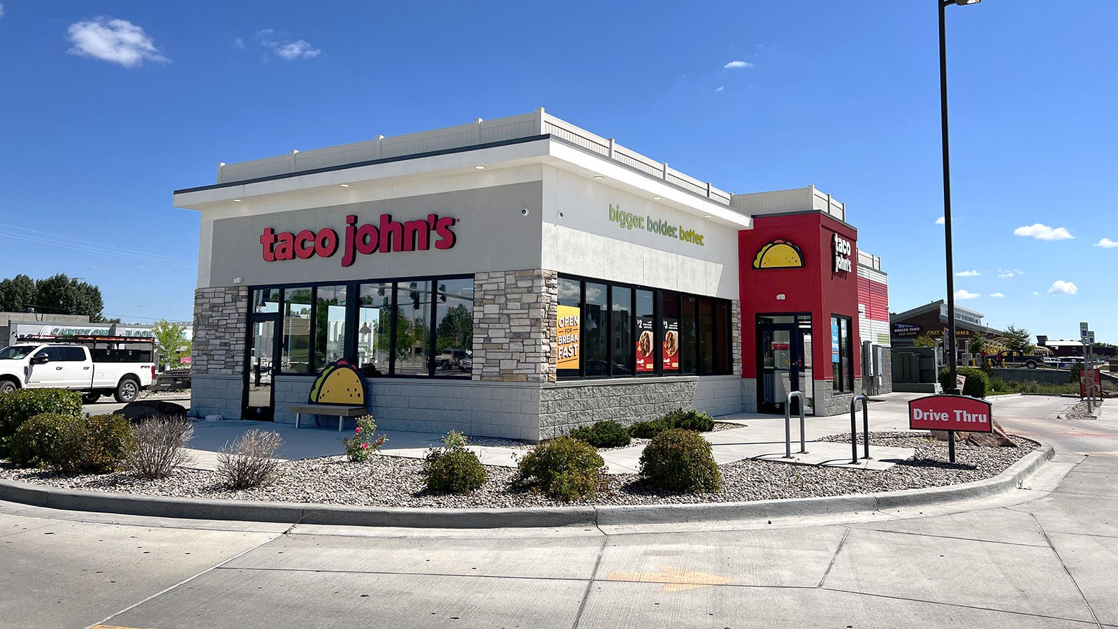 A Taco John's restaurant in Cheyenne, Wyoming.