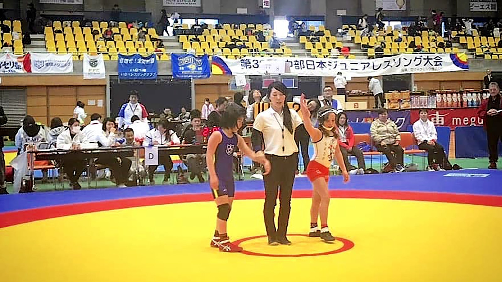 Tai McBride wins a match wrestling in Japan.