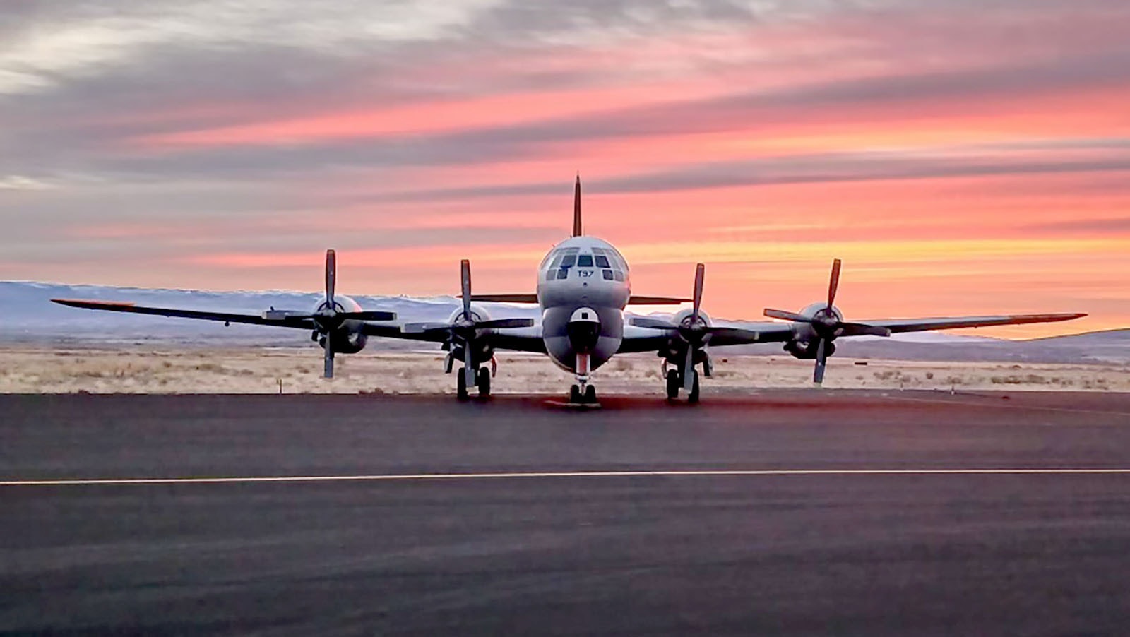 It took a team effort to move this Boeing KC-97 tanker to the grounds of the Museum of Flight and Aerial Firefighting, the Wyoming museum's largest aircraft. They had to wait for a cold snap so the ground would be frozen enough for the huge tanker to roll without sinking into the ground.