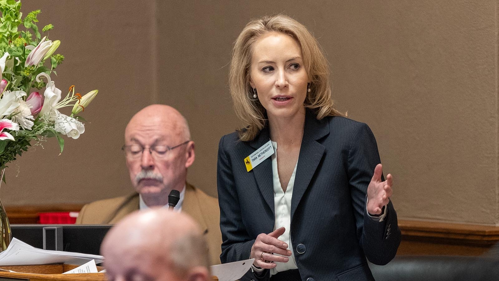 State Sen. Tara Nethercott, R-Laramie County, was nominated by the Senate Republican Caucus for Senate majority floor leader for the 2025 session.