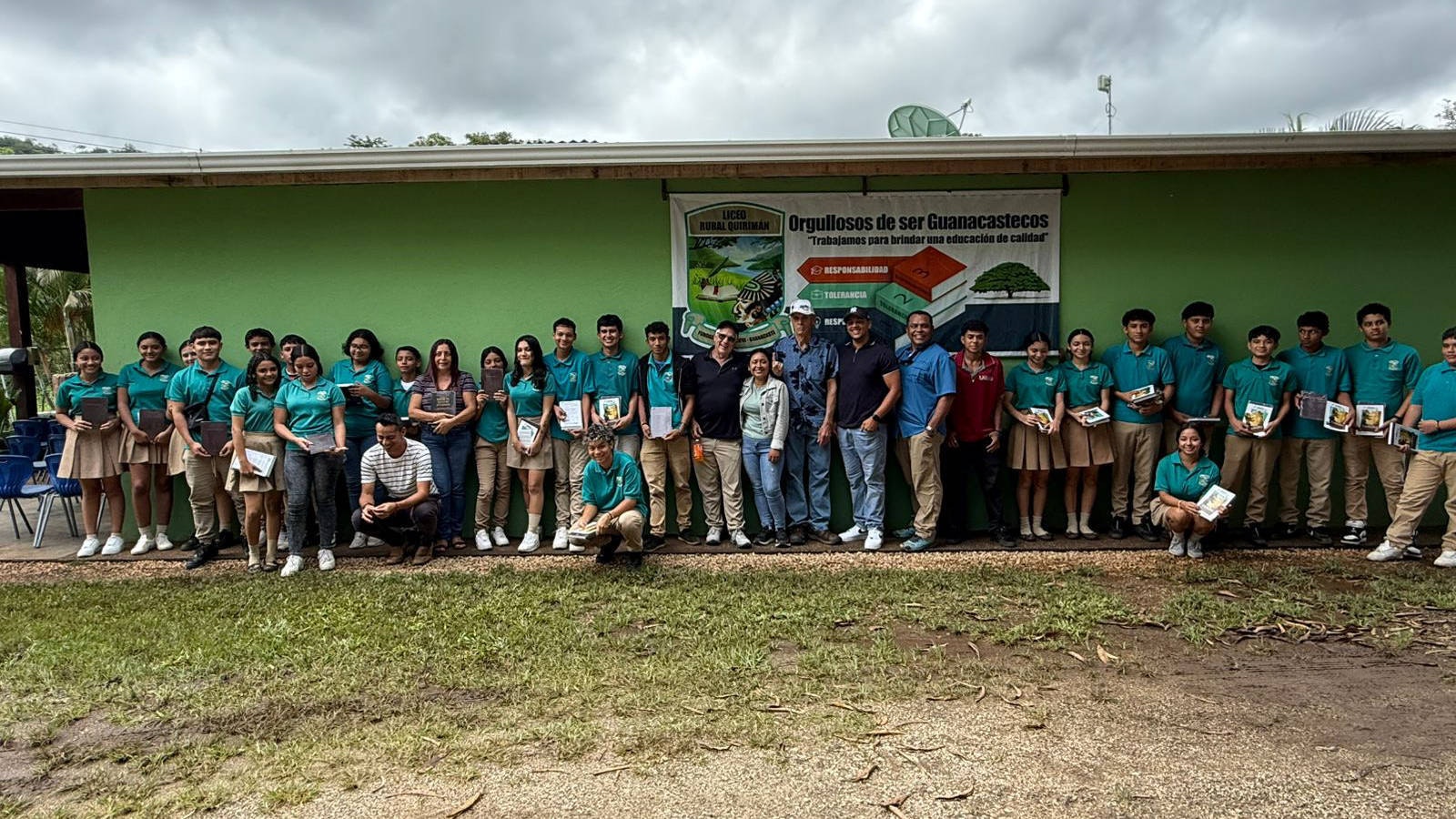 Teachers and Students receiving the Word of God in different schools in Guanacaste, Costa Rica