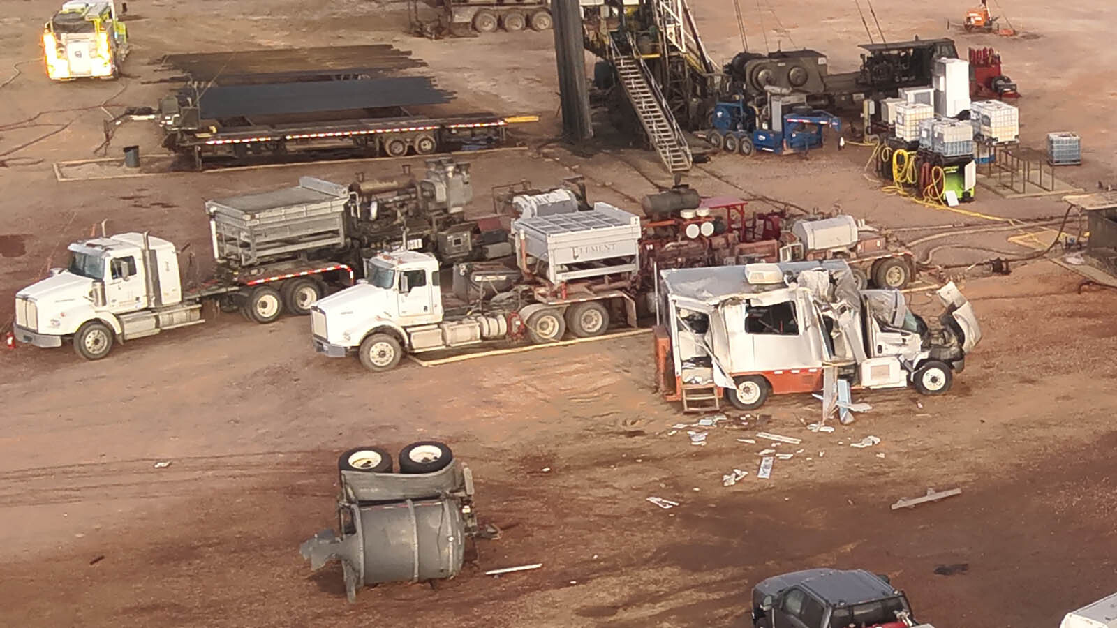 The death of a woman Saturday in a tanker explosion north of Wright, Wyoming, was accidental, according to the Campbell County coroner. The exact origin of the explosion of a tanker carrying hydrochloric acid is still under investigation.